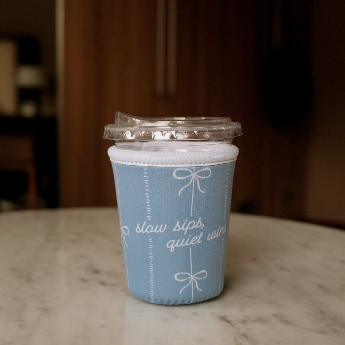 Slow Sips Quiet Wins | Cup Sleeve