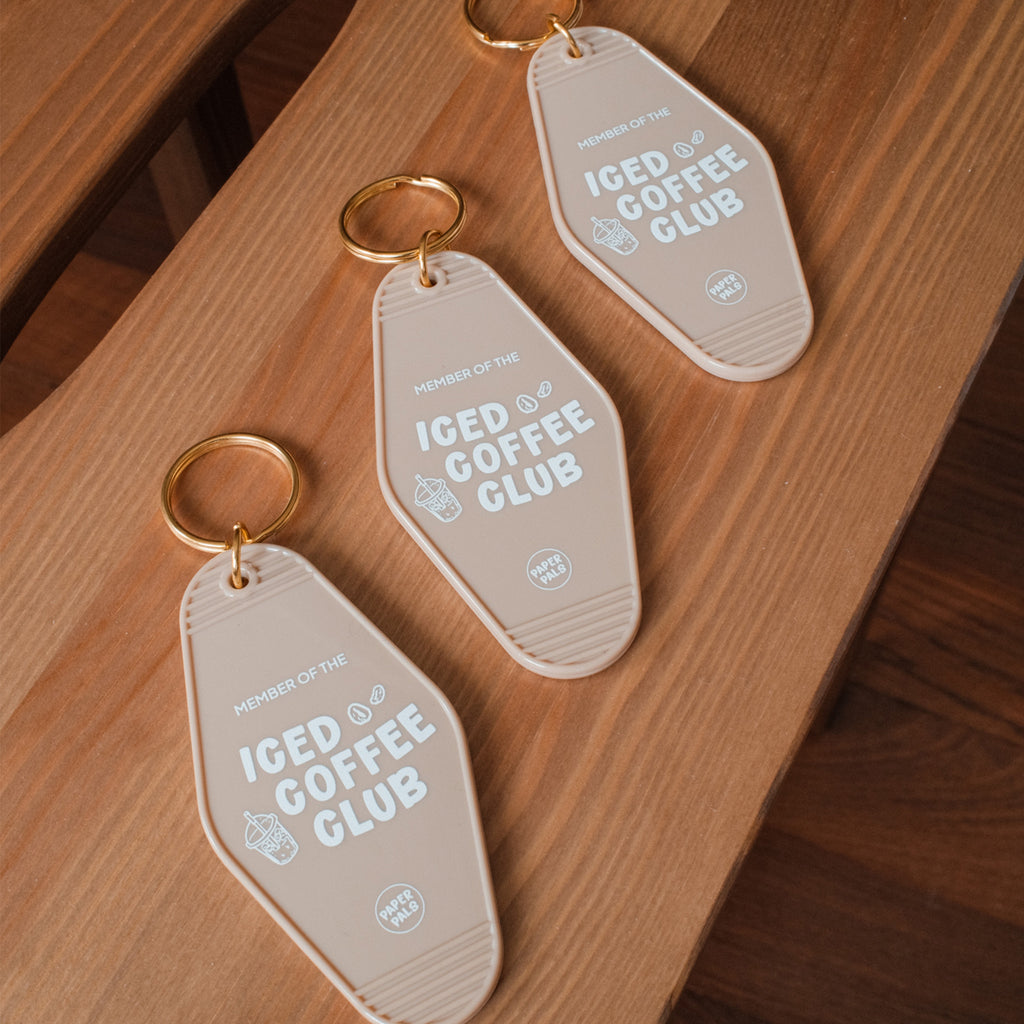 Iced Coffee Club – Motel Keychain