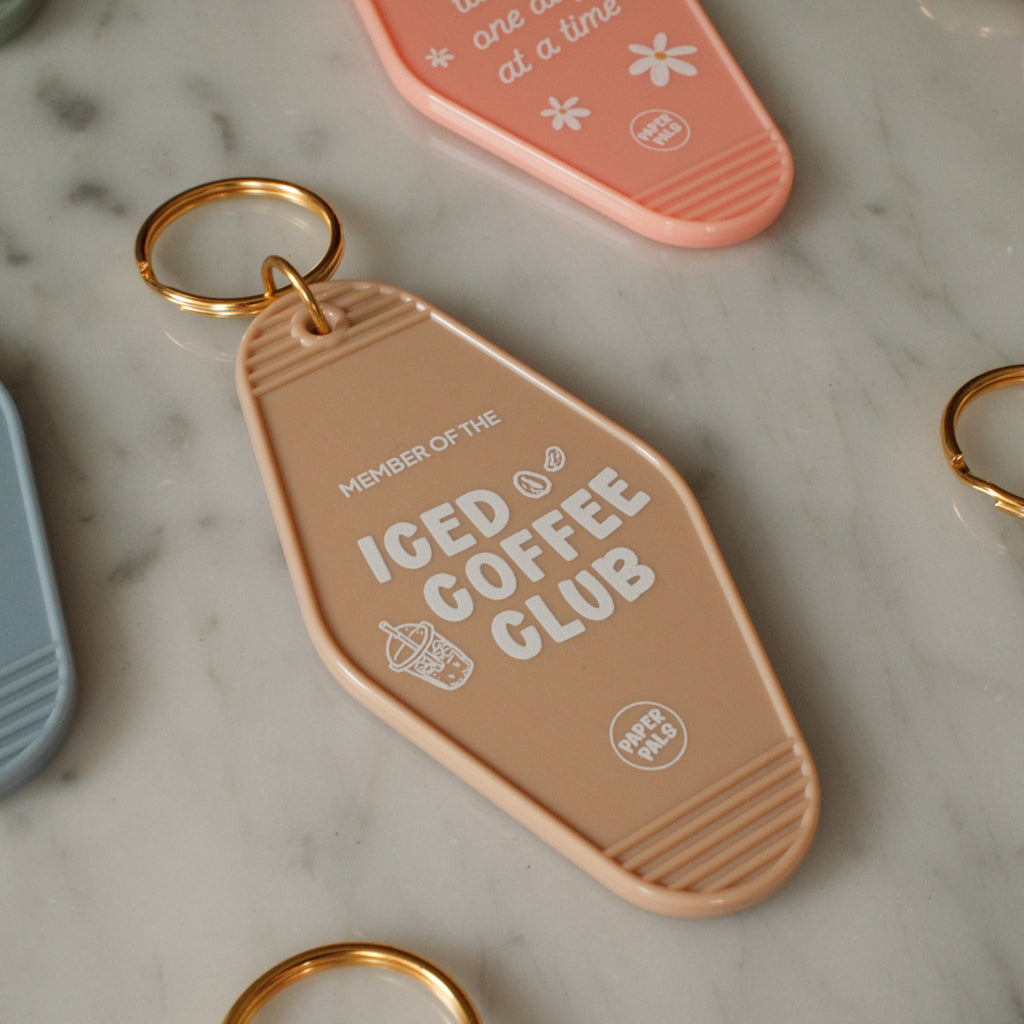 Iced Coffee Club – Motel Keychain
