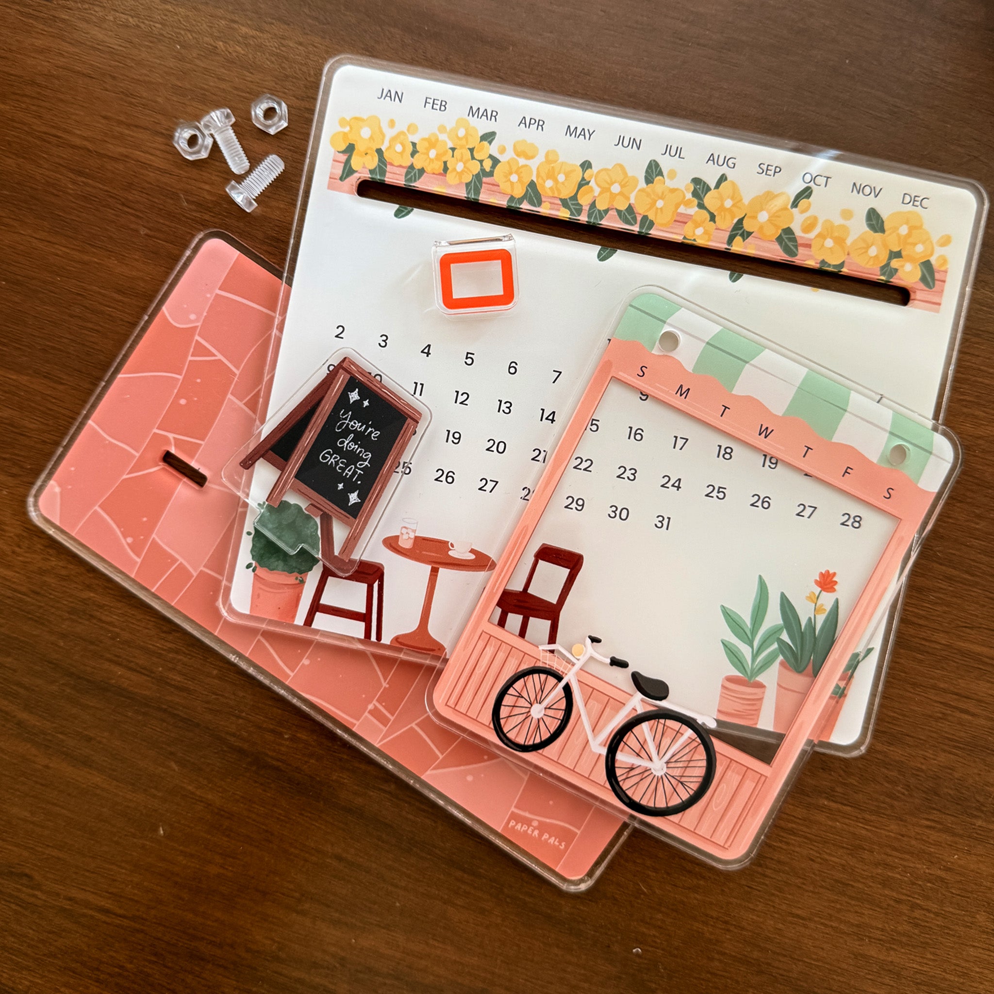 Cozy Cafe – Forever Calendar